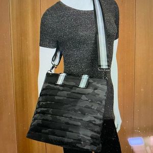 Think Royln Black Camo Tote and Crossbody Bag, The Editor